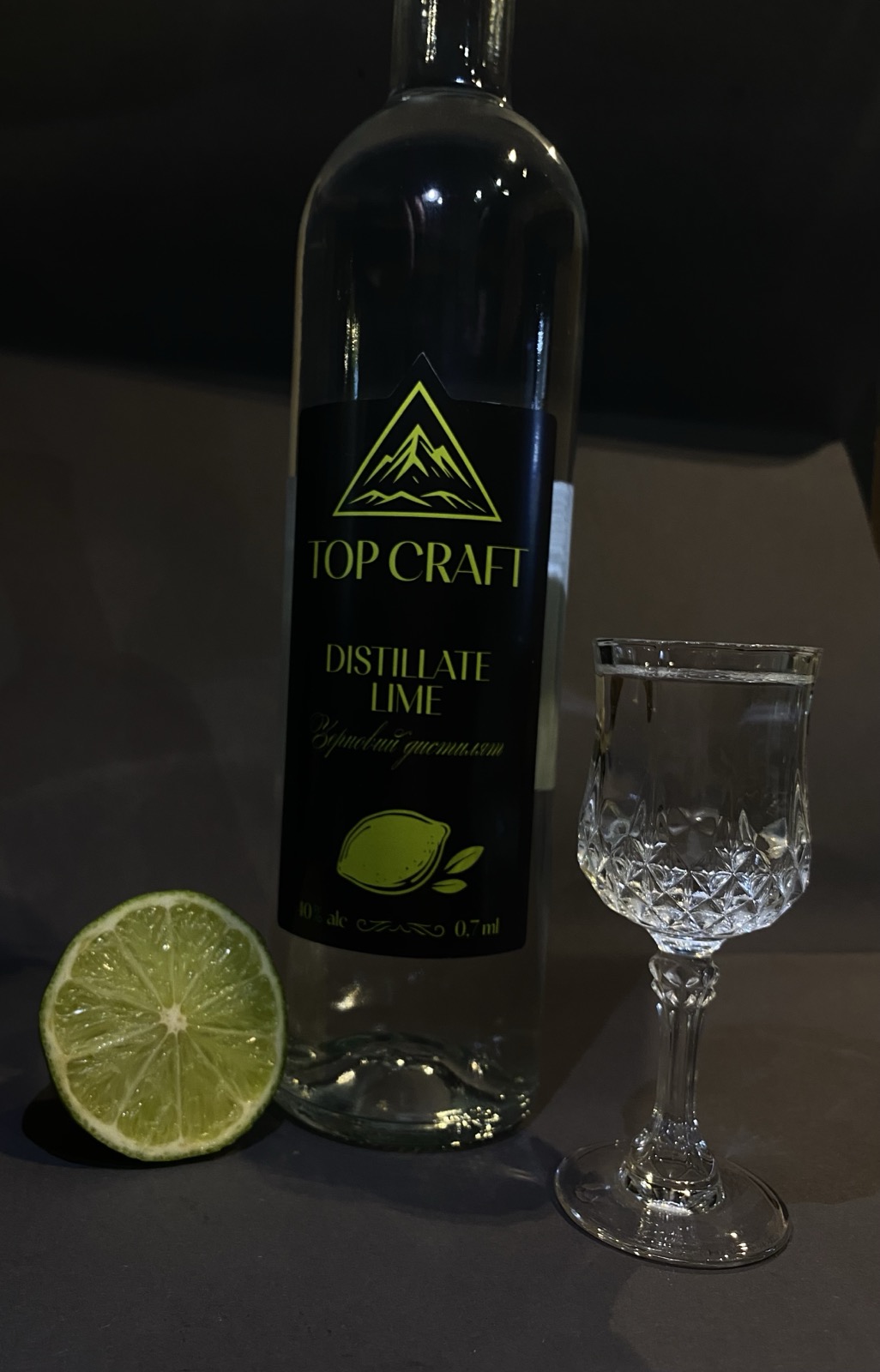 Горілка ТОР CRAFT з лаймом